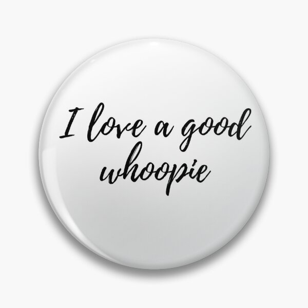 Item preview, I love a good whoopie Cursive text designed and sold by Omniodise.