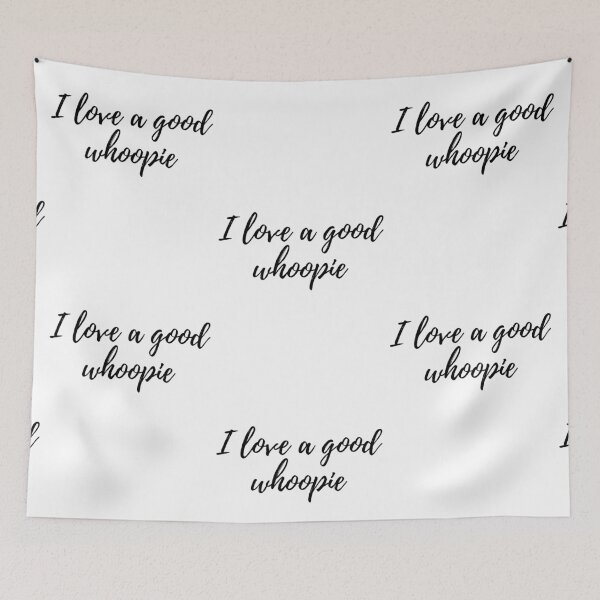 Item preview, I love a good whoopie Cursive text designed and sold by Omniodise.