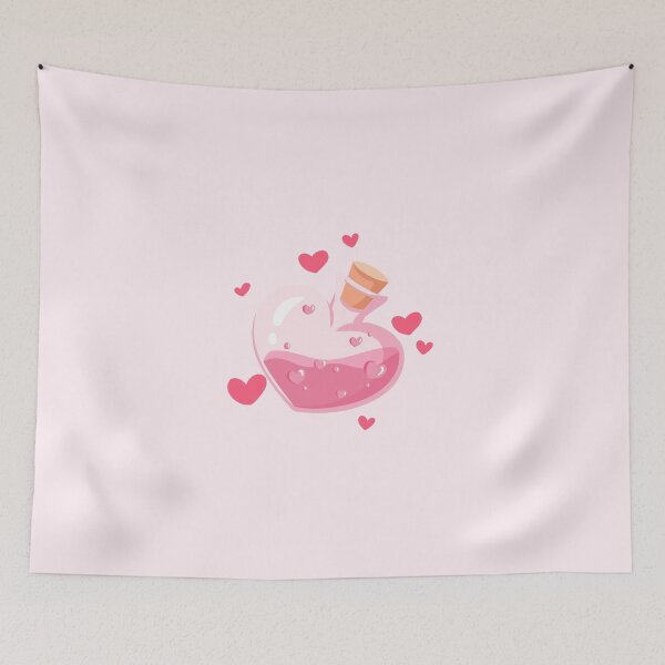 Item preview, Pink bottle with love potion designed and sold by Ryaja.