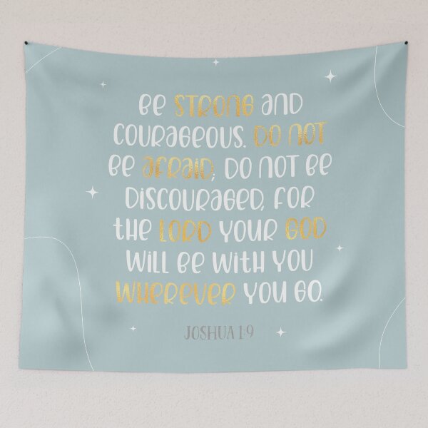 Item preview, Be Strong - Joshua 1: 9 designed and sold by Daiana Benitez.