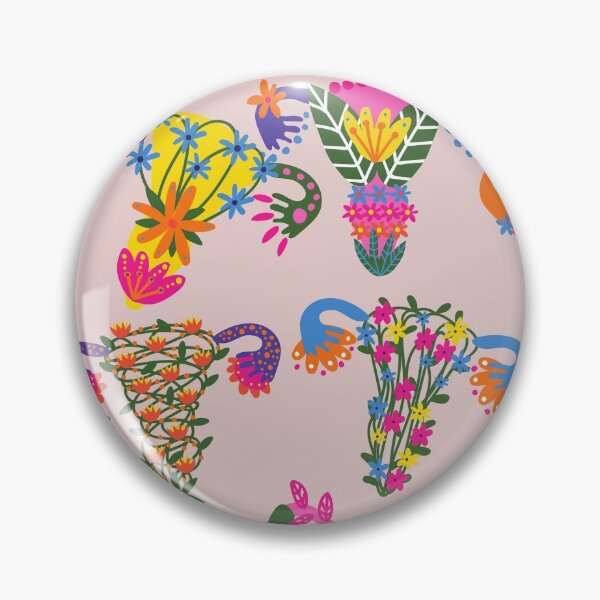 Item preview, Flower Uterus Pattern | Feminist Movement| Free the uterus| Body Acceptance| Feminism designed and sold by allexieee.
