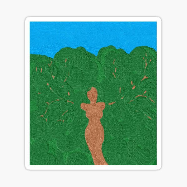 Mother Nature resting - tree of life Sticker