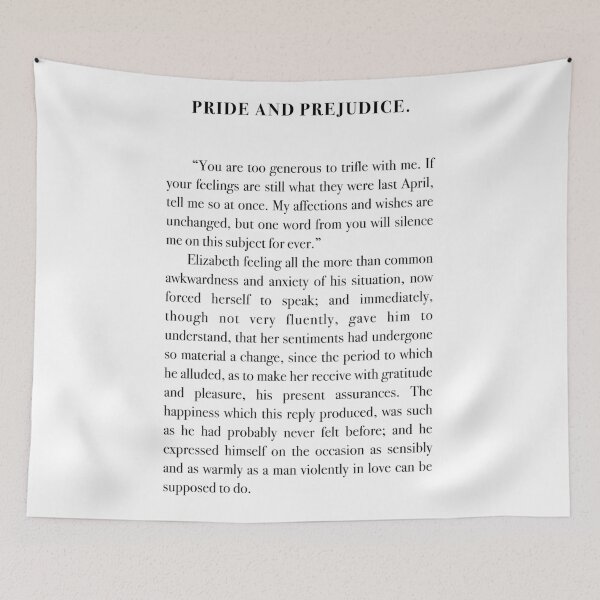 Item preview, Pride and Prejudice, Elizabeth Accepts Mr. Darcy’s Proposal designed and sold by Jadorefourier.