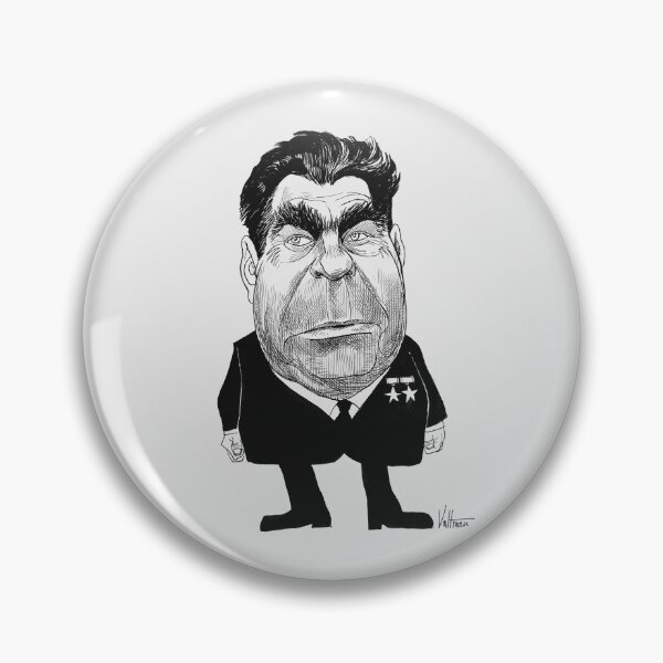 Item preview, Leonid Brezhnev Caricature - Edmund S. Valtman - Circa 1968 designed and sold by warishellstore.