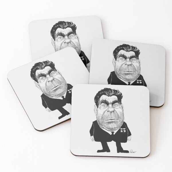 Item preview, Leonid Brezhnev Caricature - Edmund S. Valtman - Circa 1968 designed and sold by warishellstore.