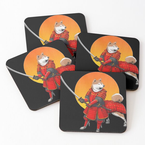 Item preview, Shiba Inu Samurai designed and sold by ThePrint Shop.