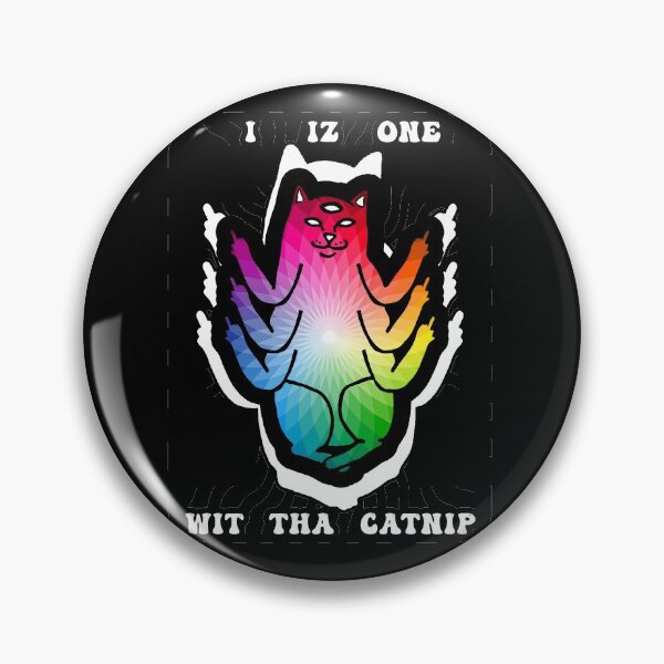 Item preview, Kitty Cat On That Good Catnip Trip (The Oracle Cat) designed and sold by WhatTheFunky.