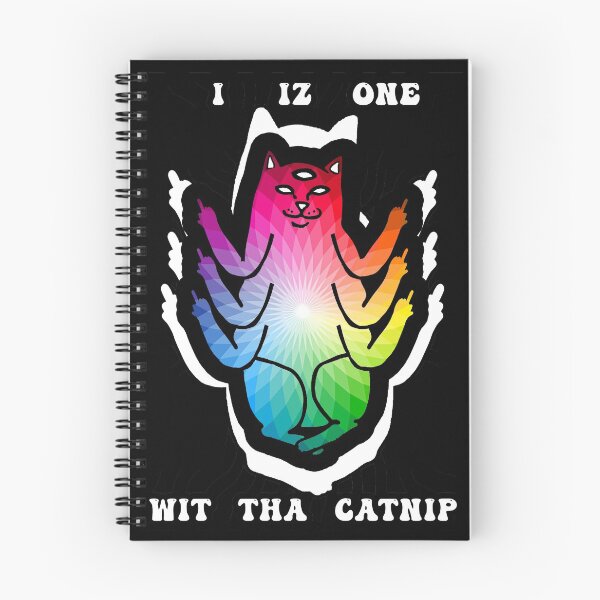 Item preview, Kitty Cat On That Good Catnip Trip (The Oracle Cat) designed and sold by WhatTheFunky.