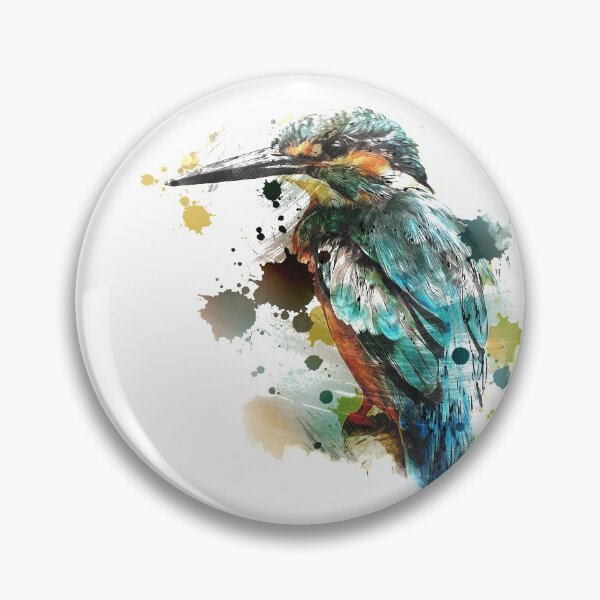 Item preview, Colorful abstract hummingbird designed and sold by KAFDESIGN.