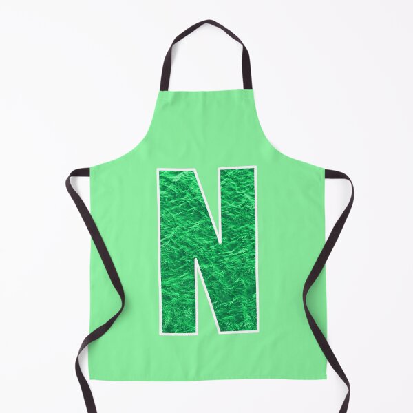 Item preview, Letter N - Green Water Wave Ocean Art designed and sold by dylanxh.