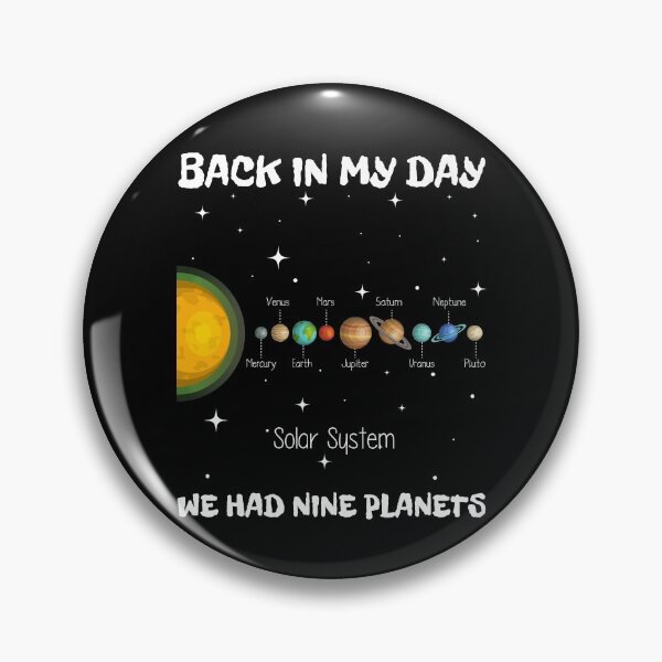 Item preview, BACK IN MY DAY WE HAD NINE PLANETS designed and sold by NiceSign.