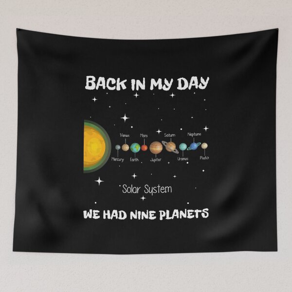 Item preview, BACK IN MY DAY WE HAD NINE PLANETS designed and sold by NiceSign.