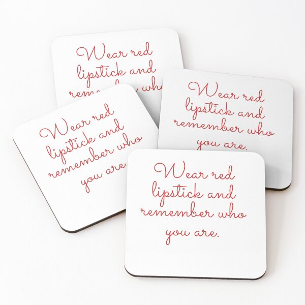 Item preview, Wear Red Lipstick And Remember Who You Are  designed and sold by PetitePeche.