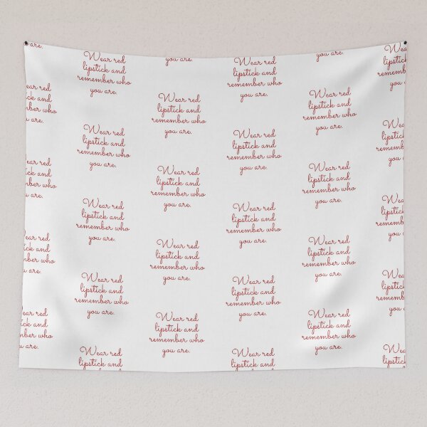 Item preview, Wear Red Lipstick And Remember Who You Are  designed and sold by PetitePeche.