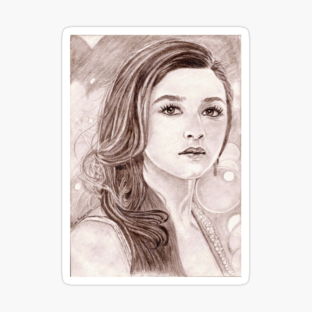 Sketch of alia bhatt