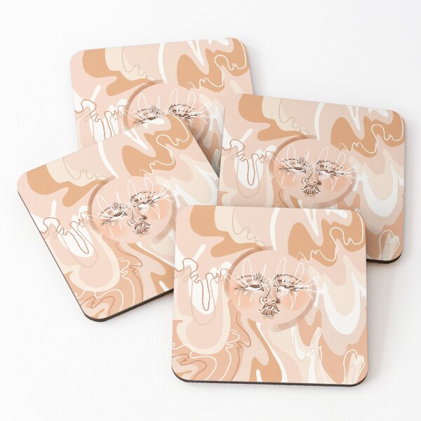 Item preview, Trippy Neutral Beige, Tan, Cream, Brown 60's/70's Inspired Sun  designed and sold by rhinestonerodeo.