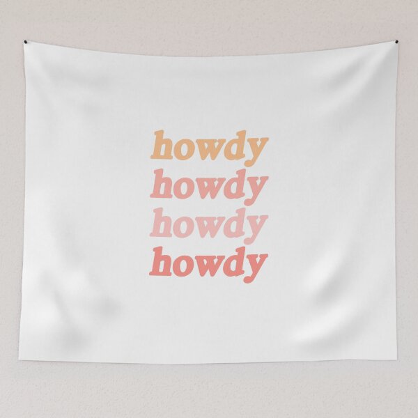 Item preview, Howdy - lowercase designed and sold by paytoncooley.