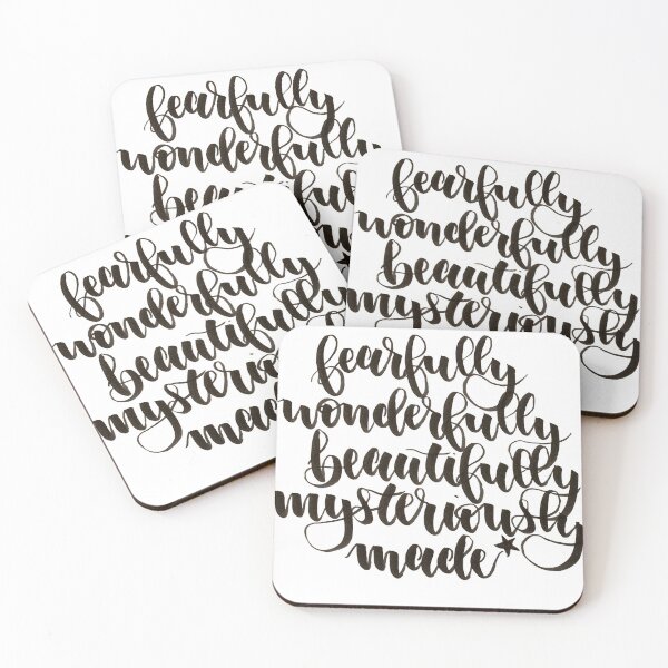 Item preview, Fearfully Wonderfully Beautifully Mysteriously Made designed and sold by SheLetters.