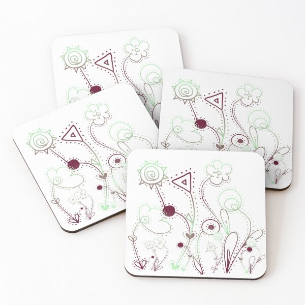 Item preview, Simple flowers II designed and sold by SAS4rt.