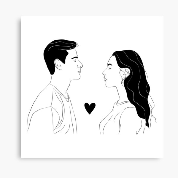 Couple Hug Sexy Canvas Prints Redbubble