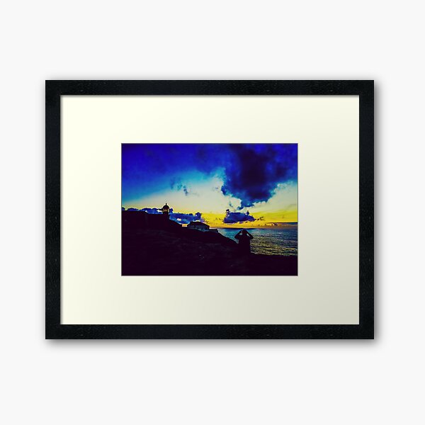 Sunset in Sagres - The End of the World Framed Art Print