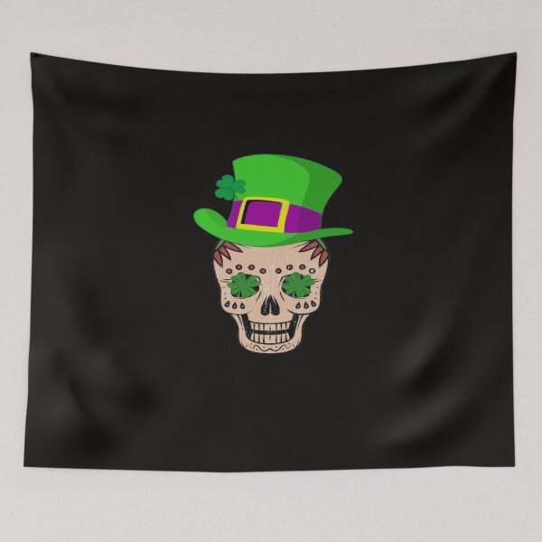 Item preview, st patrick's skull designed and sold by yoca44.