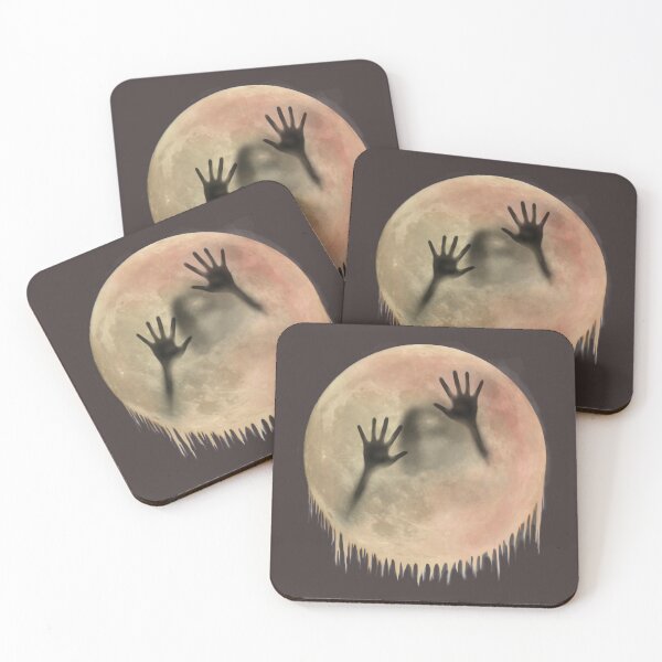 Item preview, Horror Scary Ghost Moon Spooky Monster Frightening designed and sold by niksy.