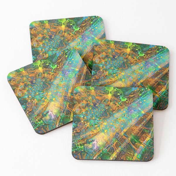 Item preview, Deepdream floral fractalize abstraction designed and sold by blackhalt.