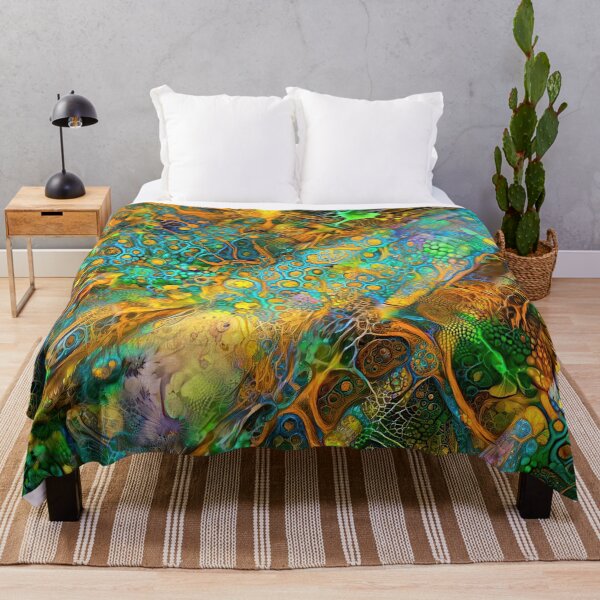 Item preview, Deepdream floral fractalizar abstracción designed and sold by blackhalt.