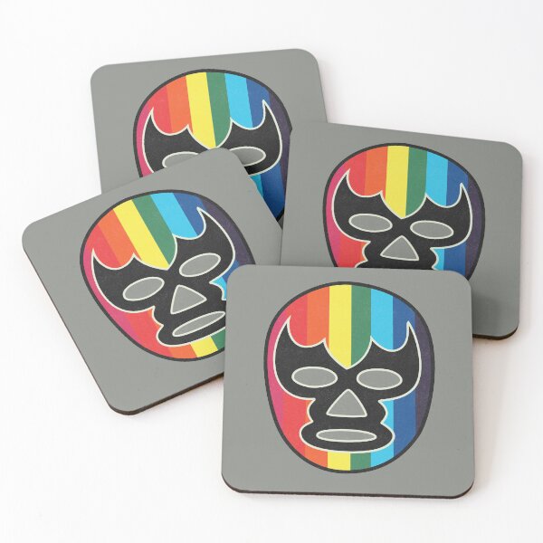 Item preview, Vintage Gay Pride Luchador Mask designed and sold by fearcity.