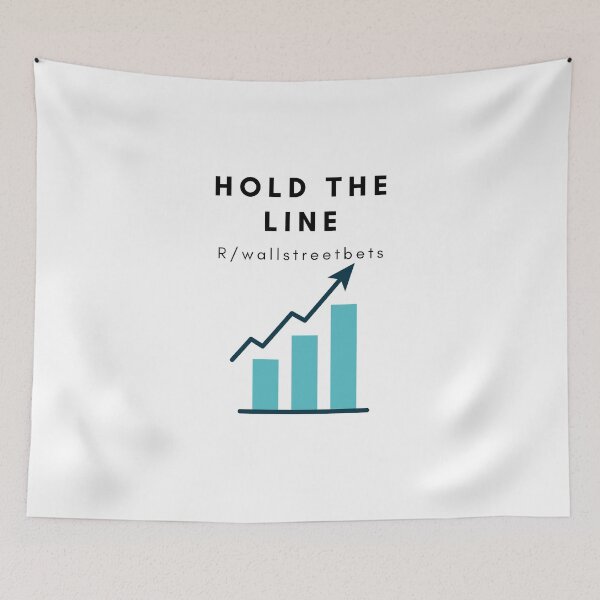 Item preview, Hold The Line R/wallstreetbets designed and sold by OscarJac.