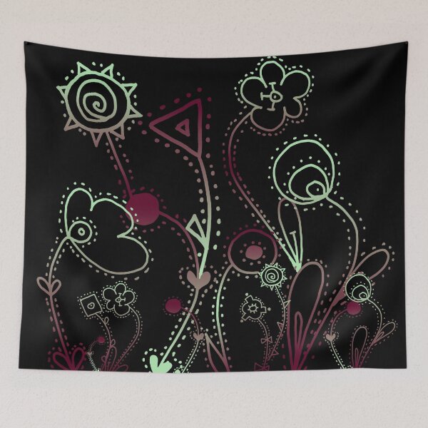 Item preview, Simple flowers II designed and sold by SAS4rt.