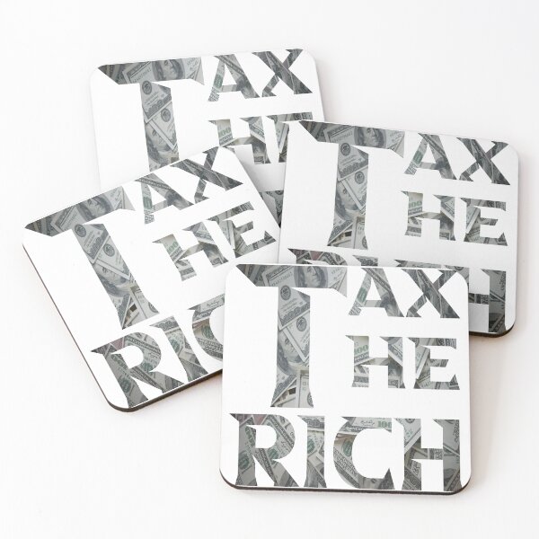 Item preview, tax the rich cooperative designed and sold by SHOPILIE.