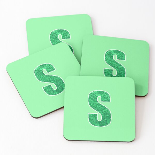 Item preview, Letter S - Green Water Wave Ocean Art designed and sold by dylanxh.