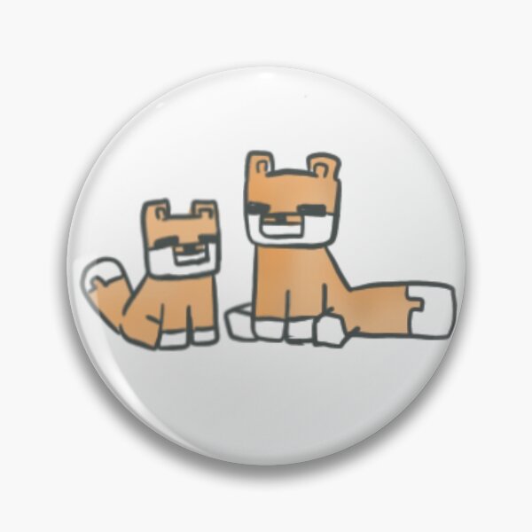Item preview, Minecraft Fox Buddies designed and sold by dfq-stickers.