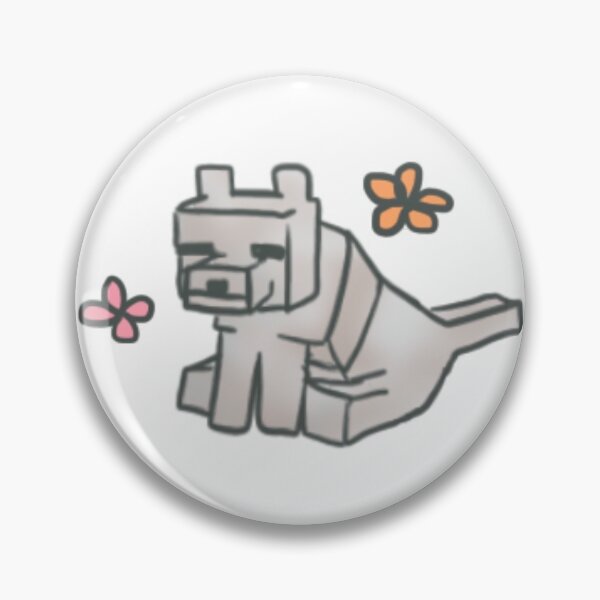 Item preview, Happy Minecraft Flower Fox  designed and sold by dfq-stickers.
