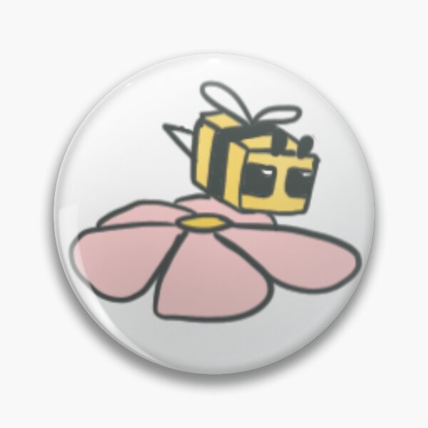 Item preview, Minecraft Flower Bee designed and sold by dfq-stickers.