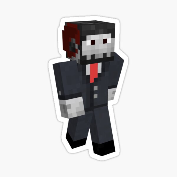 Fundy Minecraft Skin Sticker for Sale by rylee2020