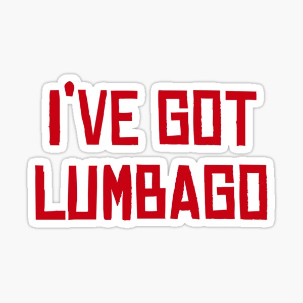 Tengo Lumbago inspirado en Red Dead Redemption 2 Pegatina