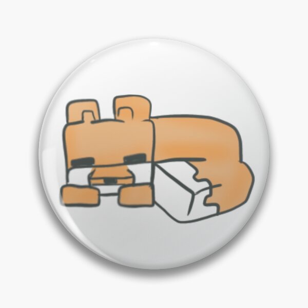 Item preview, Sleeping Minecraft Fox designed and sold by dfq-stickers.