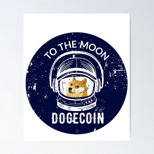 Artikel-Vorschau von Dogecoin Shirt Logo Dogecoin zum Mond Shirt, designt und verkauft von Mytoonsquad.