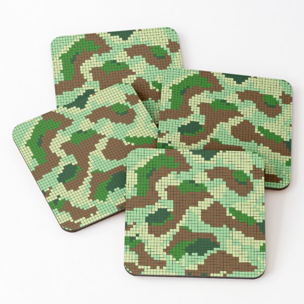 Item preview, pixel camo olive drab designed and sold by theZcreations.