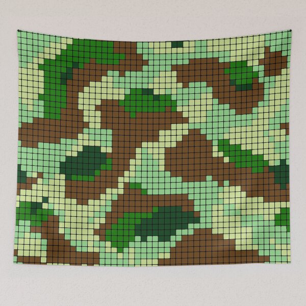 Item preview, pixel camo olive drab designed and sold by theZcreations.