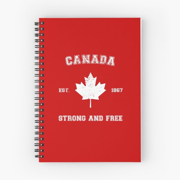 Item preview, Canada Strong And Free Vintage - White on Red designed and sold by BoredGames.