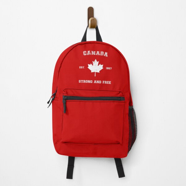 Item preview, Canada Strong And Free Vintage - White on Red designed and sold by BoredGames.