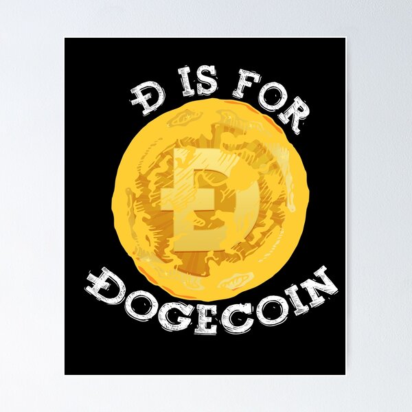 Artikel-Vorschau von Dogecoin Shirt Logo Dogecoin D ist für Dogecoin, designt und verkauft von Mytoonsquad.
