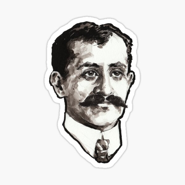 Orville Wright Portrait Sticker