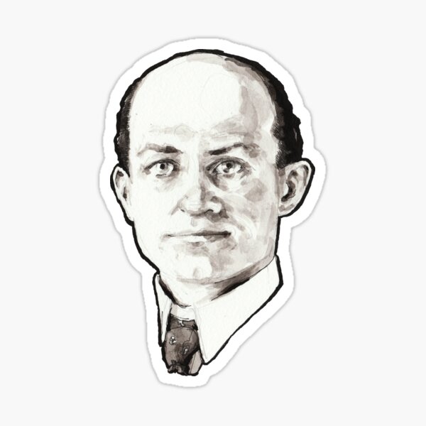 Wilbur Wright Portrait Sticker
