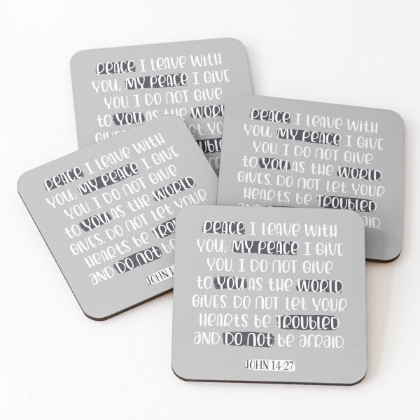 Item preview, John 14:27 - Bible Verse designed and sold by Daiana Benitez.