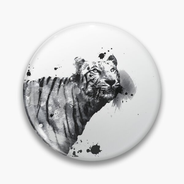 Item preview, Biały tygrys akwarela designed and sold by KAFDESIGN.